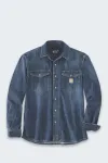 Carhartt Montana Denim Relaxed pikkade varrukatega Wyatt s&auml;rk meestele