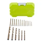 Ryobi HSS metallpuurid - 19 tk komplekt