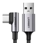 UGREEN US284 USB-A&ndash;USB-C t&auml;isnurkne kaabel, 3A, 3m, must