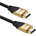 Qoltec 50354 HDMI 2.1 Ultra High Speed kaabel, 1 m, 8K 60 Hz, 30AWG, kuldne