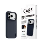 CARE by PanzerGlass Fusion Fabric &uuml;mbris sinine MagSafe'iga iPhone 17 Pro jaoks