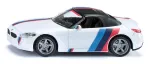 Siku sportauto mudel BMW Z4 M40i, kokkupandud 1:50 m&otilde;&otilde;tkavas, L 40 mm &times; W 87 mm &times; H 29 mm