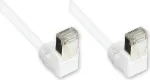 GoodConnections Cat. 5e F/UTP paigalduskaabel, valge, 5m, 90&deg; allapoole suunatud RJ45 pistikud 805W-050WI