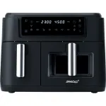 Kahekordne &otilde;hufrit&uuml;&uuml;r HF 9500 DUO (must, 2400 W, 2 korvi 6 L + 3,5 L)