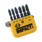 C.K Tools T4512 6-osaline Phillipsi torsiooniga kruvikeeraja otsakute komplekt