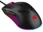 Sandberg Azazinator hiir 6400, paremak&auml;eline, USB Type-A, 6400 DPI, must