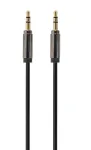 Gembird kaabel CCAP-444-0.75M (Mini Jack M - Mini Jack M, 0,75 m, must) helikaabel 3,5 mm must (CCAP-444-0.75M)