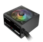 Thermaltake SMART RGB PS-SPR-0600NHSAWE-1 - Toiteplokk (sisemine) - ATX12V 2.3 - 80 PLUS - AC 230 V - 600 W - aktiivne PFC - must