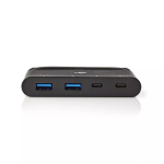 Nedis TCARF250BK USB 3.2 Gen 1 USB-C jaotur must