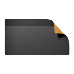 Lauamatt hiirematt Native Union DESK-MAT-BLKKFT 650&times;360 mm pol&uuml;ester pol&uuml;uretaan libisemiskindel alus Must Oranž