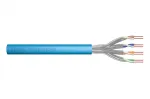 DIGITUS DK-1641-A-VH-1 Cat. 6A S/FTP paigalduskaabel, monoliitne soon AWG 23/1, LSZH, Eca, 100 m, sinine (RAL 5012)