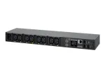 CyberPower PDU41005 toitejaotusseade (PDU) 8 vahelduvvoolu pistikupesa 1U Must