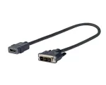 Vivolink PRODVIADAPHDMI videokaabli adapter 0,2 m DVI-D HDMI Must