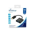 Video kaabli adapter MediaRange MRCS173 0,15 m VGA DisplayPort must