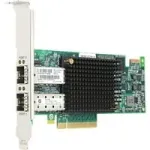 Lenovo 01CV840 Emulex Gen 6 sisemine Fibre Channel HBA-adapter, 2 x 16 Gb (16000 Mbit/s), PCIe 3.0 x8, madala profiiliga