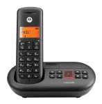 DECT-telefon Motorola E211, helistaja ID, must, juhtmeta telefonitoru