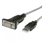 ROLINE 12.02.1163 USB 2.0 &ndash; RS-232 jadamuunduri kaabel, USB Type-A &ndash; DB-9, 1,8 m, hall