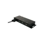 EXSYS EX-1166HMV 4 pordi v&auml;line USB 2.0 jaotur metallist, kruvitav