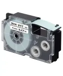 Silditeip Casio XR-24WE1 Must valgel