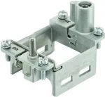 &Uuml;hendusraam Harting 09140060361 &mdash; 1 tk, metallist kinnitusraam ristk&uuml;likukujulisele pistikule