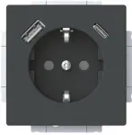 Busch-Jaeger SCHUKO pistikupesa USB-A+C 20 EUCB2USBAC-885 (2CKA002011A6312)
