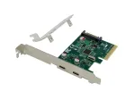 Conceptronic EMRICK 2-pordiline USB 3.2 Gen 2 USB-C PCIe kaart