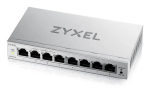 Hallatav L2 Gigabit Etherneti kommutaator Zyxel GS1200-8V3 &mdash; 8x RJ-45 10/100/1000, 16 Gbit/s, MAC 4000, lauaarvuti, hall