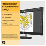 HP 27-cr0471ng - K&otilde;ik-&uuml;hes (terviklahendus) - Ryzen 7 7730U - RAM 16 GB - SSD 512 GB - NVMe - Radeon Graphics - 1GbE, Wi-Fi 6, Bluetooth - WLAN: 802.11a/b/g/n/ac/ax, Bluetooth