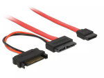 SATA-kaabel DeLOCK 0,3 m punane