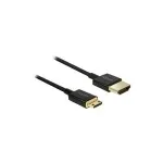 HDMI-kaabel DeLOCK 84777 1,5 m T&uuml;&uuml;p A T&uuml;&uuml;p C Must