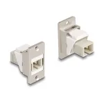 v&otilde;rgukaabel DeLOCK Panel Mount Keystone Module Optical Fiber SC Simplex female to female conical Beige