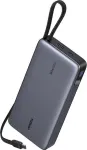 Akupank UGREEN Nexode PB552 25 000 mAh 165W, 1&times;USB-A, 1&times;USB-C ja sisseehitatud USB-C kaabliga (55995B)