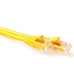 ACT kollane 15-meetrine U/UTP CAT6 paigakaabel takerdumisvastase kaitsega, RJ45 pistikutega