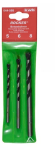 Puuriotsakute komplekt KWB 044568 3 tk