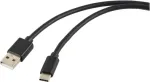 Renkforce RF-5771532 USB-kaabel Must