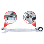 Kombineeritud mutriv&otilde;ti KS Tools 503.5918 18 mm kroom-vanaadiumteras 15&deg; nihkega