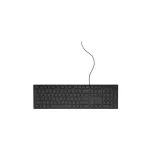 DELL Juhtmega klaviatuur - KB216 - Norra (QWERTY) - Must, T&auml;issuuruses (100%), Juhtmega, USB, QWERTY, Must