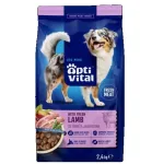 OptiVital karma sucha- t&auml;isratsioon t&auml;iskasvanud koertele FM lambalihaga 2,4 kg