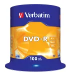 Verbatim DVD-R Matt Silver 4.7 GB 100 tk