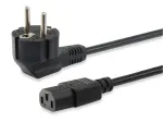 Equip kvaliteetne toitejuhe, C13 &ndash; Schuko, 3,0 m, 3 m, IEC C13, CEE7/7, H05VV-F3G, 250 V, 10 A
