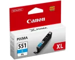 Canon CLI-551XL C turvav&auml;rviga tindikassett 1 tk Originaal Suure (XL) mahutavusega Fotots&uuml;aan