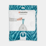 Pr&uuml;gikotid BRABANTIA 137846, 45 L mahutavus, valge, pakis 40 tk