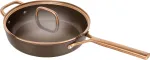 ZWILLING Milano Saut&eacute; Pann klaaskaanega 28 cm, Pruun