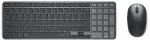 Dell Pro 7 Rechargeable Compact Keyboard and Mouse - KM746 - Must - Saksa paigutus