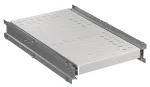 EFB Elektronik Heavy-Duty Extendable Shelf, 6 x Side Mounting, 140 kg, RAL 9005 (691640ATS.02)