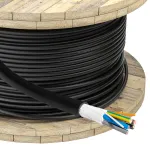Akyga AK-SC-E12 elektris&otilde;iduki laadimiskaabel 5 x 6 mm&sup2; + 2 x 0,75 mm&sup2;, kolmefaasiline, 32 A, 450/750 V, meetri kaupa