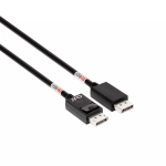 CLUB3D DisplayPort&trade; 2.1 Bi-Directional VESA DP80 Certified kaabel 4K240Hz, 8K60Hz or 10K60Hz M/M 1.6m/5.25ft