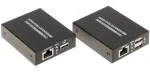 HDMI & USB KVM Extender 4K@60Hz 70m over Cat6/7