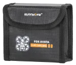 SUNNYLIVE Kaitsmik 2x DJI Avata aku jaoks - EVA k&otilde;va kest, must