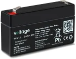 AGM-aku Voltage 6V 1.2Ah VE6-1.2 (kasutusiga 6-9 aastat)